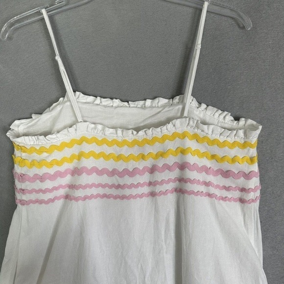 Lisa Marie Fernandez Target Dress Women Sz Small Mini Sundress Summer Rick Rack - Picture 11 of 15